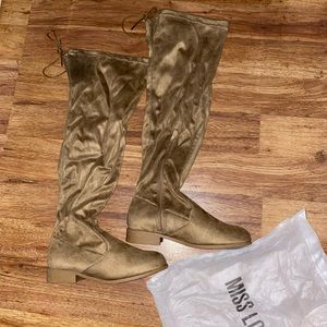 Miss Lola Over The Knee Boots